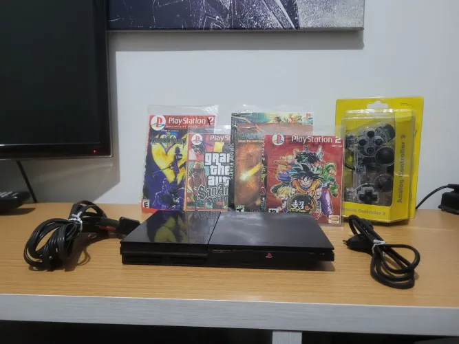 PS2 slim completo Destravado Matrix
