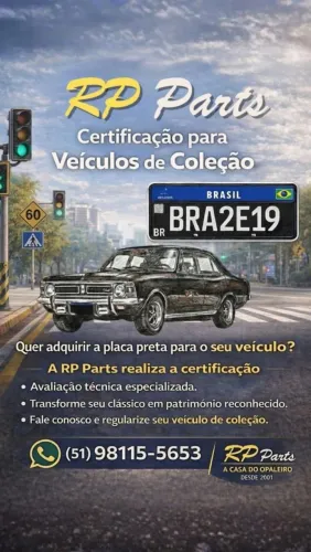 Placa Preta Veiculo 