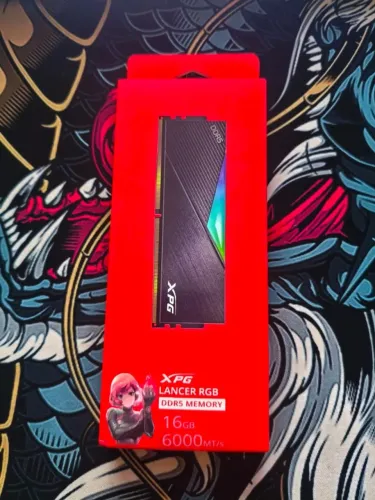 Memória RAM XPG Lancer, RGB, 16GB, 6000MHz, DDR5, CL30, Preto Produto NOVO e LACRADO!