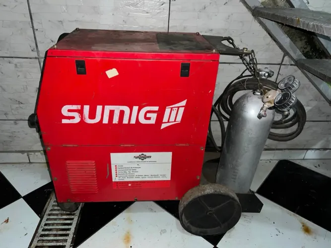Máquina de Solda MIG SUMIG Hawk 205 220V Completa com Cilindro