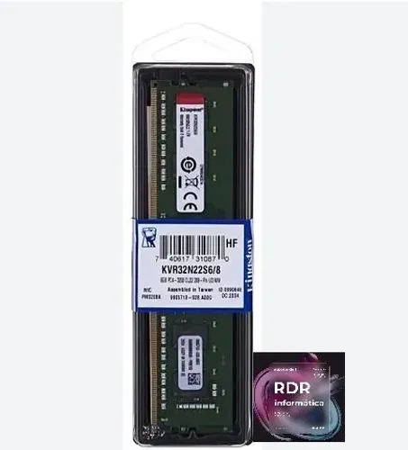 Memória Kingston 8gb ddr4 3200mhz