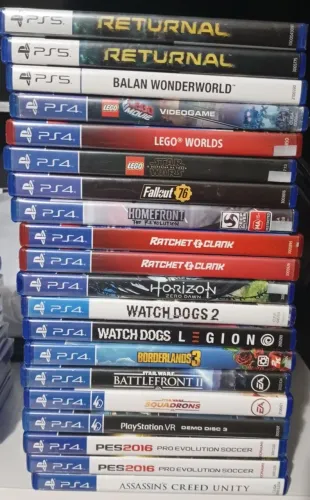Lote 20 jogos ps4
