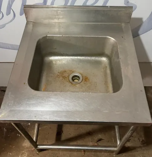 Mesa cuba inox 70x80