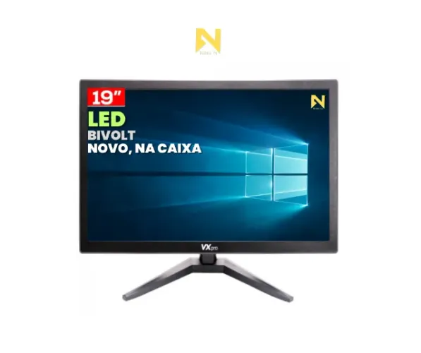 Monitor Led Novo na caixa, 19", HDMI + VGA, Envio OLX Pay, Produto novo, Acabando  estoque