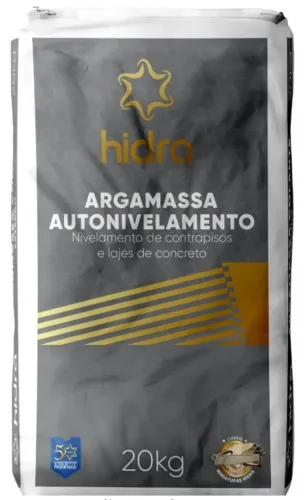 Argamassa autonivelante Hidra