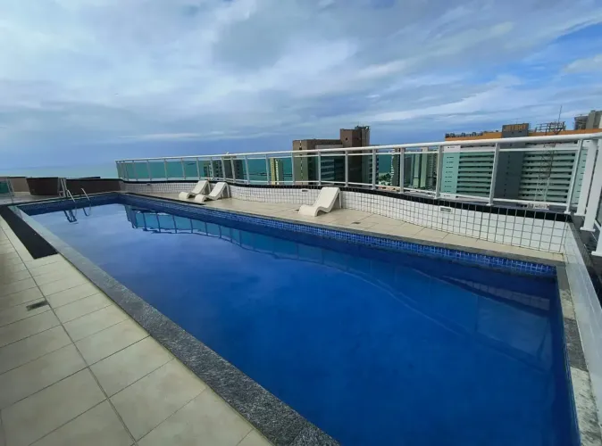 Studio Iracema, 46m², Vista mar