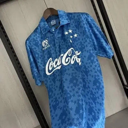 Camisa Cruzeiro Coca Cola 1993 - Azul