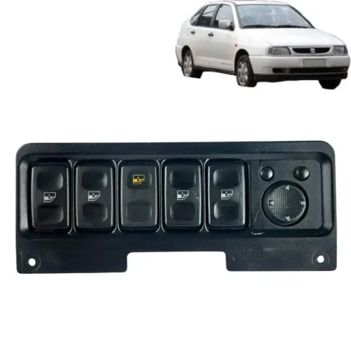 Moldura Botao Vidro Eletrico Seat Cordoba Polo Classic 1995 1996 1997 1998 1999 2000 2001 