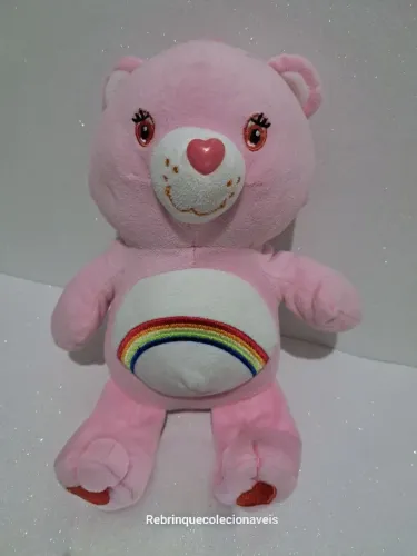 Pelúcia Ursinhos carinhosos Rosa 30cm