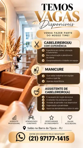 Vagas para final de ano