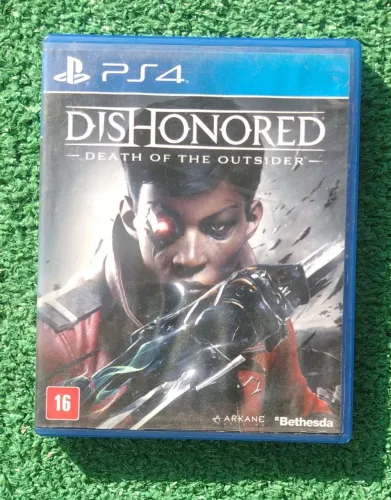 Dishonored death of the outsidder PS4 pra sair logo