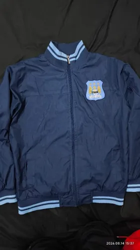 Jaqueta original rara Manchester city 2013 tamanho G veste M também