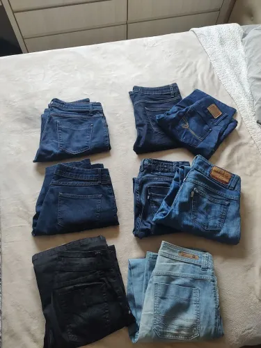 PROMOÇÃO 8 PEÇAS JEANS FEMININAS 40,00