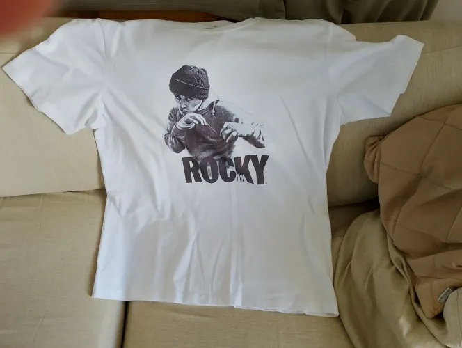 Camisa de cinema Rocky Balboa, nova