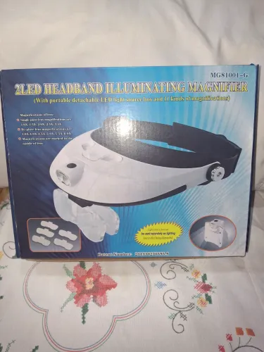 Lupa de cabeça com Led