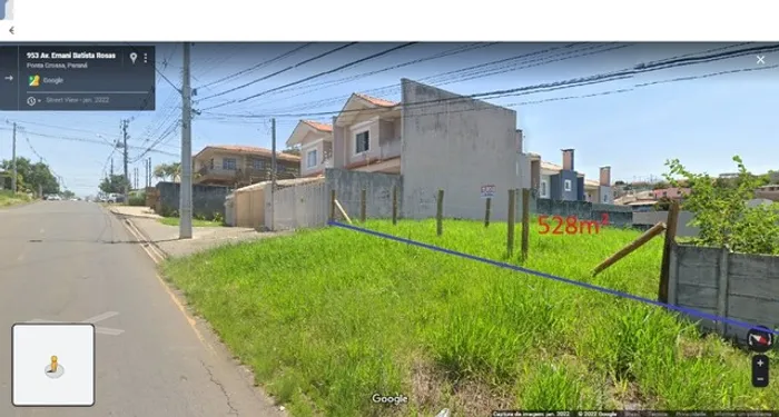 Terreno 528m² Jd Carvalho Ponta Grossa Pr