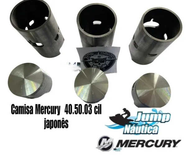 camisa mercury 40-50 hp 3 cil japonês