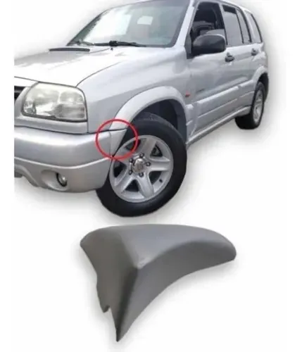 Ponteira parachoque tracker 2001 a 2009 e grand vitara 