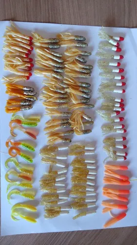 Iscas artificiais Americanas Grubs e Lulas