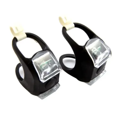 Kit 2x Sinalizadores em Silicone Luz Noturna com 2 Leds Pisca Branco 21041