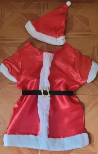 Fantasia tipo vestido de mamae Noel
