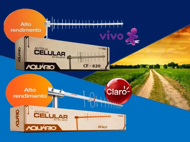 Antena para Ligação ou Internet na Zona Rural