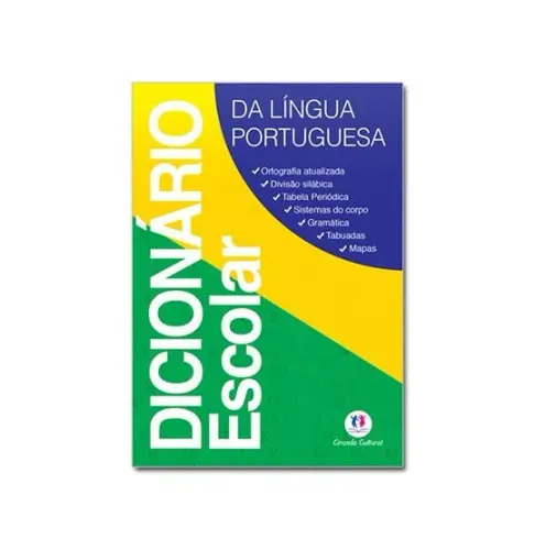 Dicionario Escolar Lingua Portuguesa 528 Paginas 17x12cm