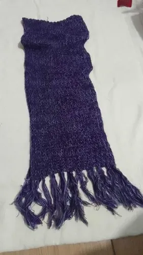 Cachecol manta tricô