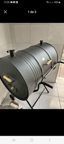 Churrasqueira de Tambor 200lts