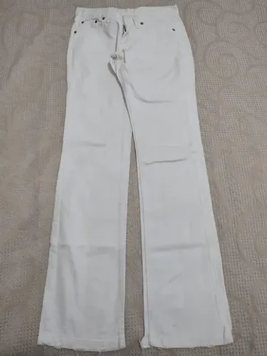 Calça jeans feminina branca