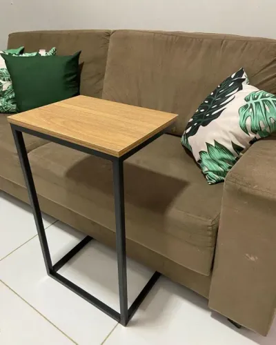 Promoção | Mesa Lateral 1UN | Metalon Ferro Decoração de Casa mesa