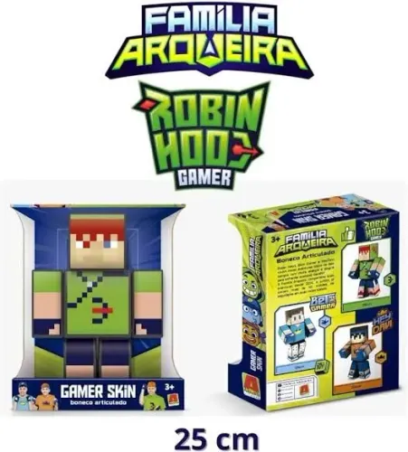 Boneco Robin Hood Gamer Família Arqueira 25cm NOVO, NA CAIXA