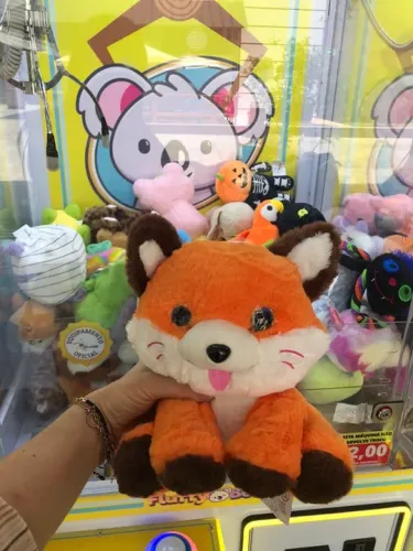 Raposinha de pelúcia 