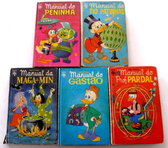 Manuais Disney Originais dos anos 70 as 1as edições com capa dura!!!