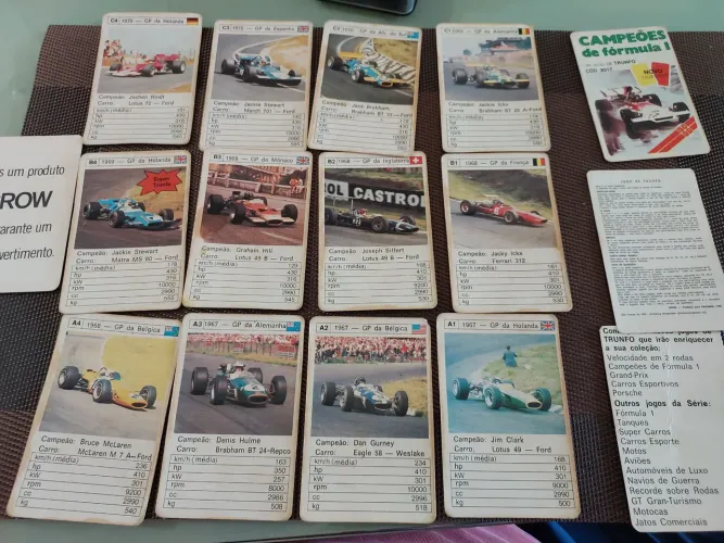 Super Trunfo Grow 3017 Campeões de Formula 1