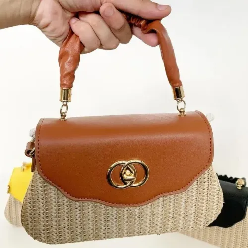 Bolsa Feminina Transversal De Mão Alça Removível Bolsa De Ombro