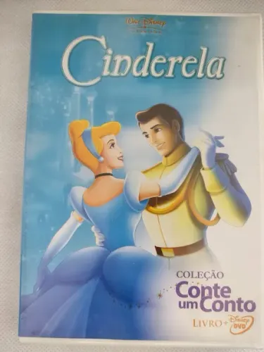 DVD Cinderela Disney - Coleção Conte um Conto - Não acompanha Livro