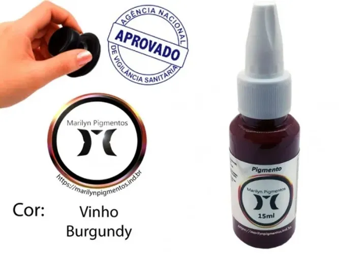 Pigmento Marilyn 15ml -  Vinho Burgundy