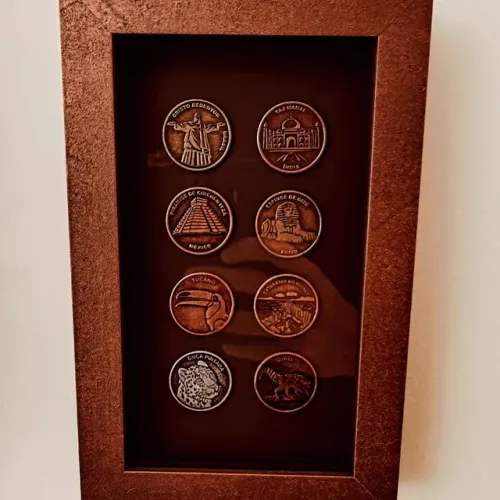 Quadro de Moedas das Cataratas 