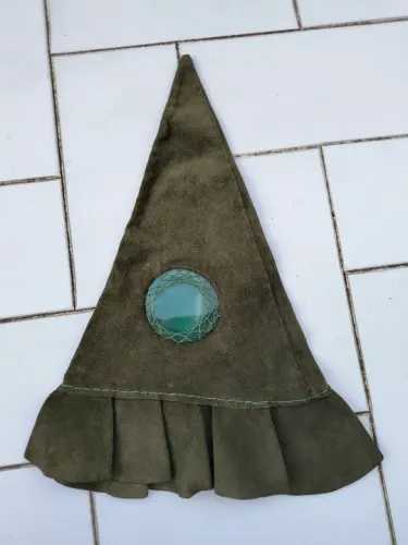 Chapéu de Mago em couro legítimo