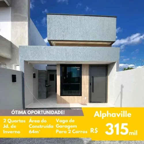 FIT - Casa Linear - Alphaville 3 - 64m²