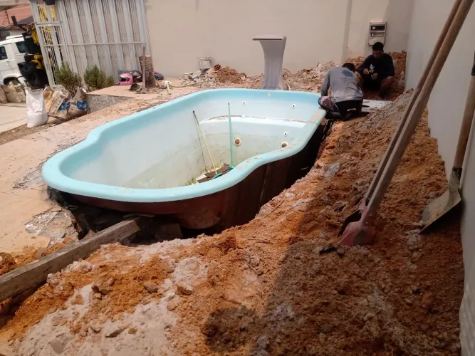 Piscina de fibra 