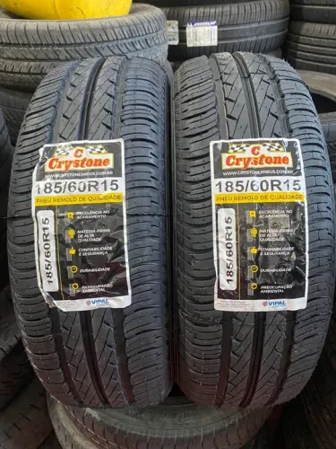 Pneu Crystone 185/60/15 (borracha Vipal)