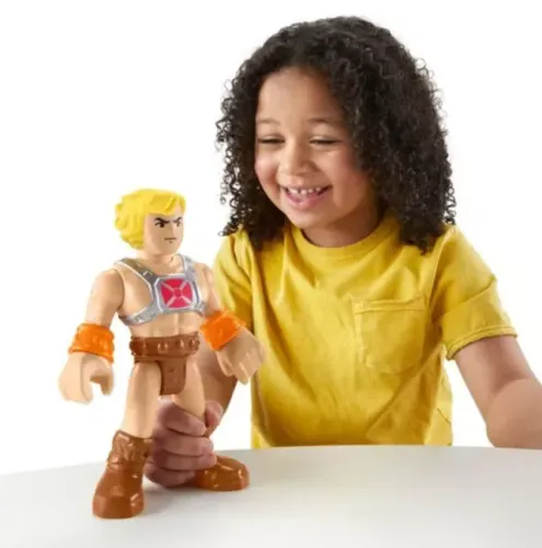 Boneco he-man 26cm Imaginext novo