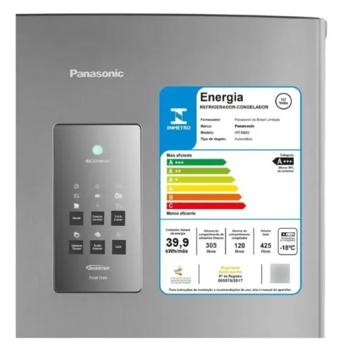 GELADEIRA PANASONIC 420L