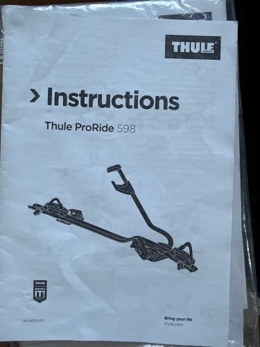 Kit 2 Transbike Thule ProRide 598 completão + adaptador + one key Thule