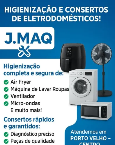  Consertos e manutenção em Eletro domésticos em geral