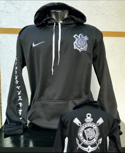 Blusa Futebol Moletom Corinthians Timão Vários Modelos Com Capuz Lançamento