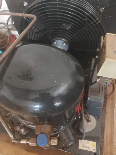 Compressor Camera fria para conveniência, açougue, mercado fabricação de gelo.