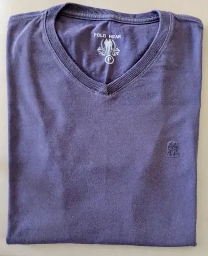 Camiseta Polo Wear V-neck Azul